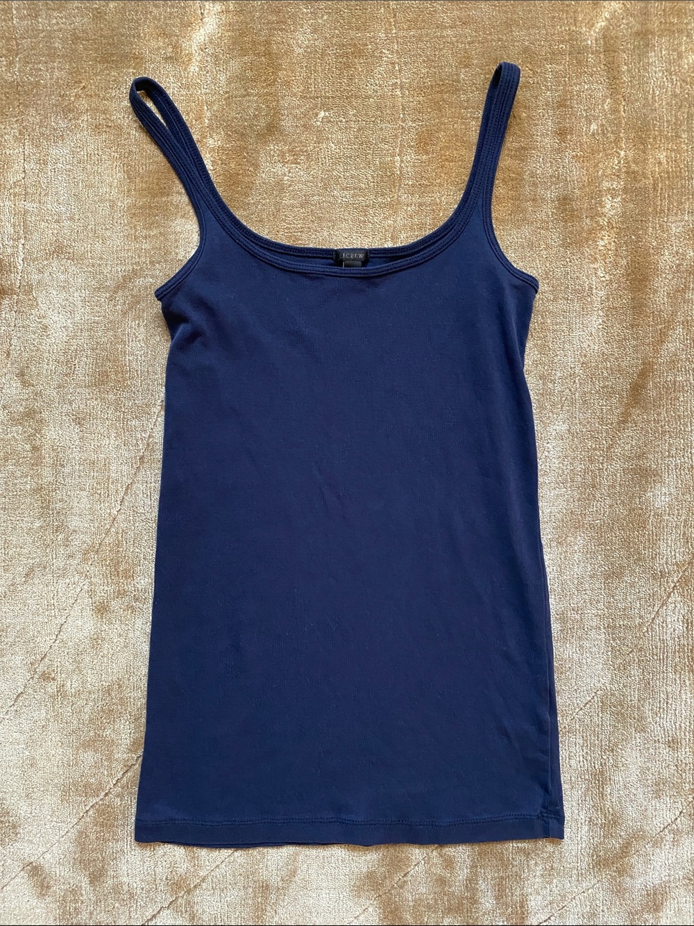 J. Crew Navy Scoop Neck Tank